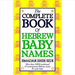 ISBN The Complete Book of Hebrew Baby Names livre Livre de poche