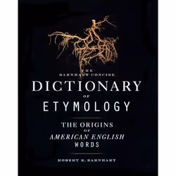 ISBN Barnhart Concise Dictionary of Etymology, Couverture rigide, 944 pages