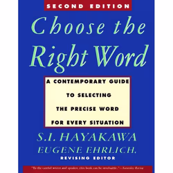 ISBN Choose the Right Word, Livre de poche, 552 pages