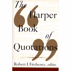 ISBN The Harper Book of Quotations Revised Edition, Livre de poche, 544 pages