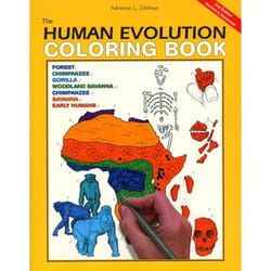 ISBN The Human Evolution Coloring Book, 2nd Edition livre Livre de poche