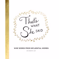 ISBN That's What She Said, Couverture rigide, 144 pages