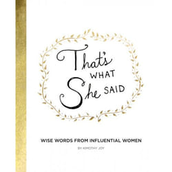 ISBN That's What She Said livre Couverture rigide