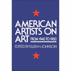 ISBN American Artists On Art, Art & design, Anglais, Livre broché, 288 pages