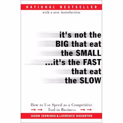 ISBN It's Not the Big That Eat the Small...It's the Fast That Eat the Slow, Livre de poche, 288 pages