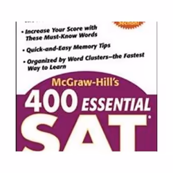 ISBN Mcgraw-Hill's 400 Essential SAT Words, Education, Anglais, Livre broché, 140 pages