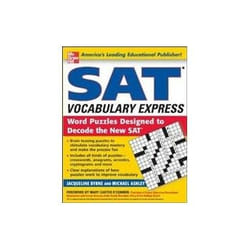 ISBN SAT Vocabulary Express: Word Puzzles Designed to Decode the New SAT livre Education Anglais