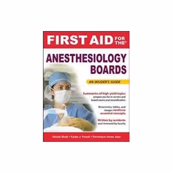 ISBN First Aid for the Anesthesiology Boards (First Aid Specialty Boards), Santé, esprit et corps, Anglais