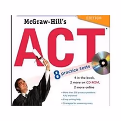 ISBN McGraw-Hill's ACT with CD-ROM, 2011 Edition, Education, Anglais, Livre broché, 552 pages