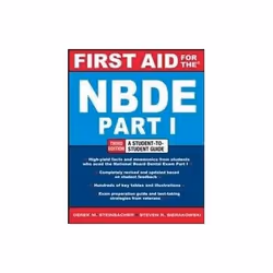 ISBN First Aid for the NBDE Part 1, Third Edition (First Aid Series), Santé, esprit et corps, Anglais