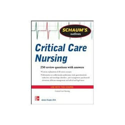 ISBN Schaum's Outline of Critical Care Nursing livre Santé, esprit et corps Anglais