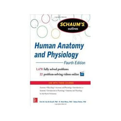 ISBN Schaum's Outline of Human Anatomy and Physiology 4e livre Biologie Anglais