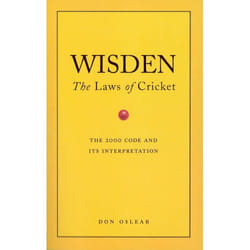 ISBN Wisden's The Laws Of Cricket