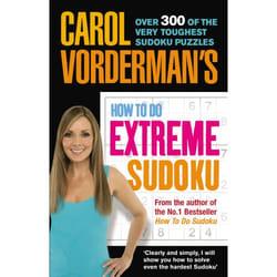 ISBN Carol Vorderman's How to Do Extreme Sudoku