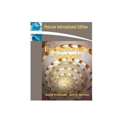 ISBN Evolutionary Analysis 4e PIE livre Biologie Anglais