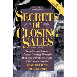 ISBN SECRETS OF CLOSING SALES livre