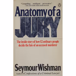 ISBN Anatomy of a Jury, Livre broché, 336 pages