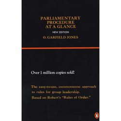 ISBN Parliamentary Procedure at a Glance livre