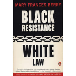 ISBN Black Resistance/White Law livre