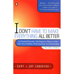 ISBN I Don’t Have to Make Everything All Better livre