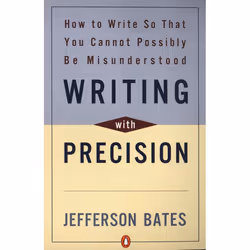 ISBN Writing with Precision, Livre broché, 352 pages