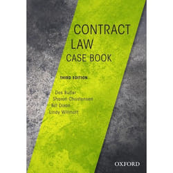 ISBN Contract Law Casebook livre
