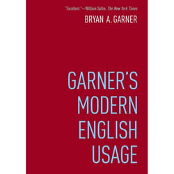 Garner's Modern English Usage - [Version Originale]