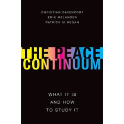 ISBN The Peace Continuum ( What It Is and How to Study It ) Couverture rigide