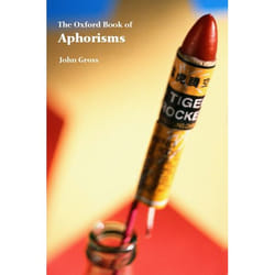 ISBN The Oxford Book of Aphorisms livre