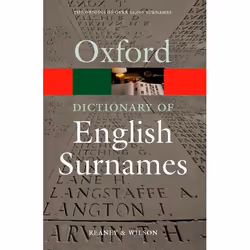 ISBN A Dictionary of English Surnames, 594 pages