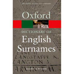 ISBN A Dictionary of English Surnames livre
