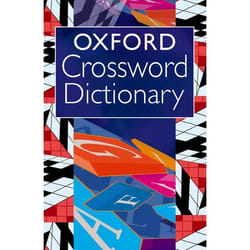 ISBN Oxford Crossword Dictionary livre