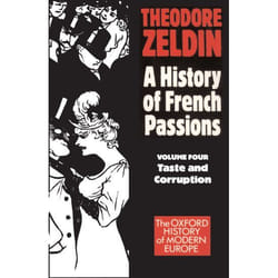 ISBN A History of French Passions ( Volume 4: Taste and Corruuption ) livre