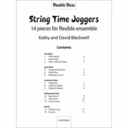 ISBN String Time Joggers ( 14 pieces for flexible ensemble ), Kathy Blackwell, David Blackwell, Anglais