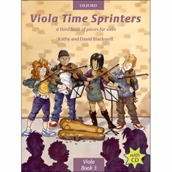 ISBN Viola Time Sprinters + CD ( A third book of pieces for viola ), Kathy Blackwell, David Blackwell, unisexe, Oxford Univer ...