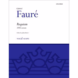 ISBN Requiem (1893 version), Gabriel Fauré, John Rutter, unisexe, Oxford University Press, 22/08/1985, 35 min, 1 pièce(s)