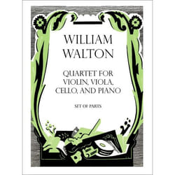 Quartet For Violin, Viola, Cello, and Piano, William Walton Edition