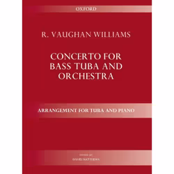 ISBN Concerto for bass tuba and orchestra, Ralph Vaughan Williams, David Matthews, unisexe, Oxford University Press, 06/12/20 ...