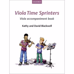ISBN Viola Time Sprinters Viola Accompaniment Book, Kathy Blackwell, David Blackwell, Anglais