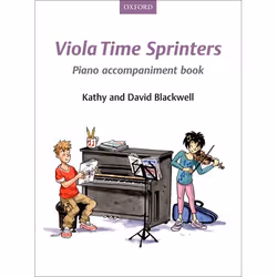 ISBN Viola Time Sprinters Piano Accompaniment Book, Kathy Blackwell, David Blackwell, Anglais