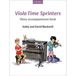 Oxford University Press Blackwell K.& D. - Viola Time Sprinters Piano Accompaniment Book Alto