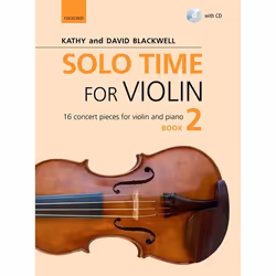 ISBN Solo Time for Violin Book 2 + CD ( 16 concert pieces for violin and piano ), Kathy Blackwell, David Blackwell, unisexe, ...