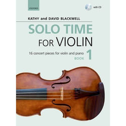 MusicSales Blackwell - Solo Time for Violin Book 1