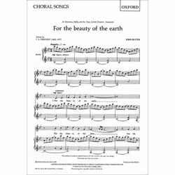 ISBN For the beauty of the earth, John Rutter, unisexe, Oxford University Press, 16/10/1980, 3,5 min, 1 pièce(s)