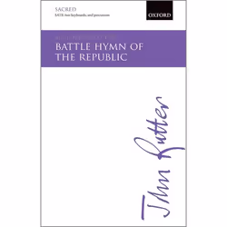 ISBN Battle Hymn of the Republic, John Rutter, unisexe, Oxford University Press, 5 min, 1 pièce(s)
