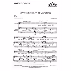 ISBN Love came down at Christmas, John Rutter, unisexe, Oxford University Press, 11/11/1971, 2,5 min, 1 pièce(s)