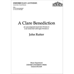 ISBN A Clare Benediction livre