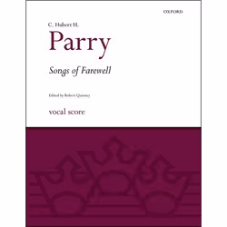 ISBN Songs of Farewell, C. Hubert H. Parry, Robert Quinney, unisexe, Oxford University Press, 02/11/2017, 32 min, 1 pièce(s)