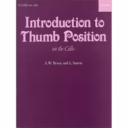 ISBN An Introduction to Thumb Position, 16 pages