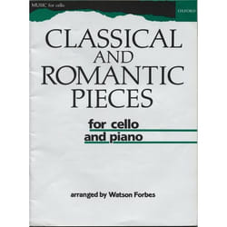 ISBN Classical and Romantic Pieces for Cello livre